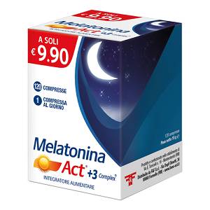 MELATONINA ACT +3COMPLEX120CPR